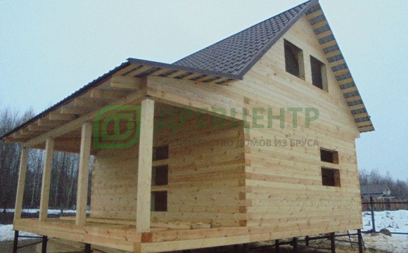 Строительство дома из бруса в Можайском районе КП Речной