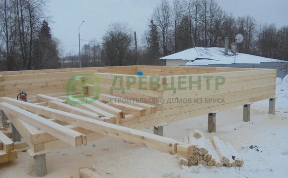 Строительство дома из бруса в П. Ивановское г. Москва