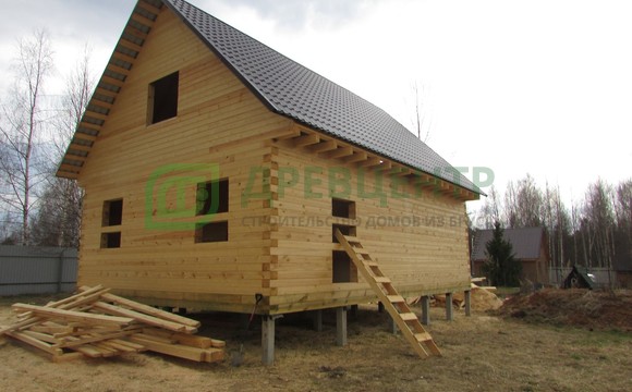 Строительство дома из бруса по проекту ДБ 139 в Переславль Залеском районе д. Савельево