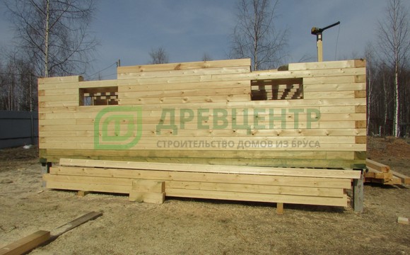 Строительство дома из бруса по проекту ДБ 139 в Переславль Залеском районе д. Савельево