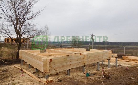 Строительство дома из бруса в Калужской области д. Воровая