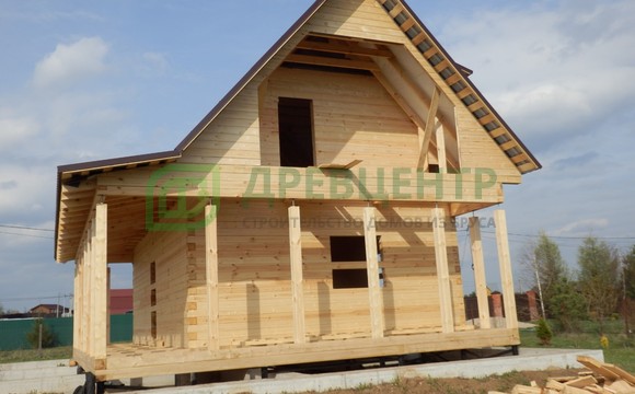 Строительство дома из бруса в Заокском районе д. Травушкино