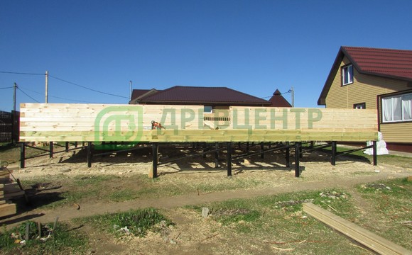 Строительство дома из бруса в Волоколамском районе д. Амельфино