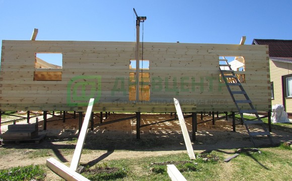 Строительство дома из бруса в Волоколамском районе д. Амельфино