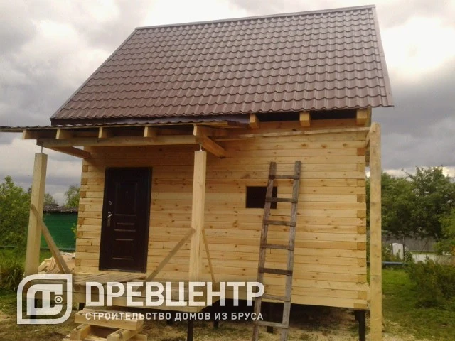 Строительство дома из бруса по проекту ДБ39