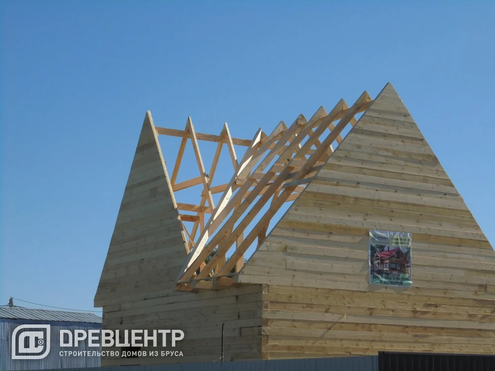 Строительство дома из бруса по проекту ДБ9 в Шатурском районе