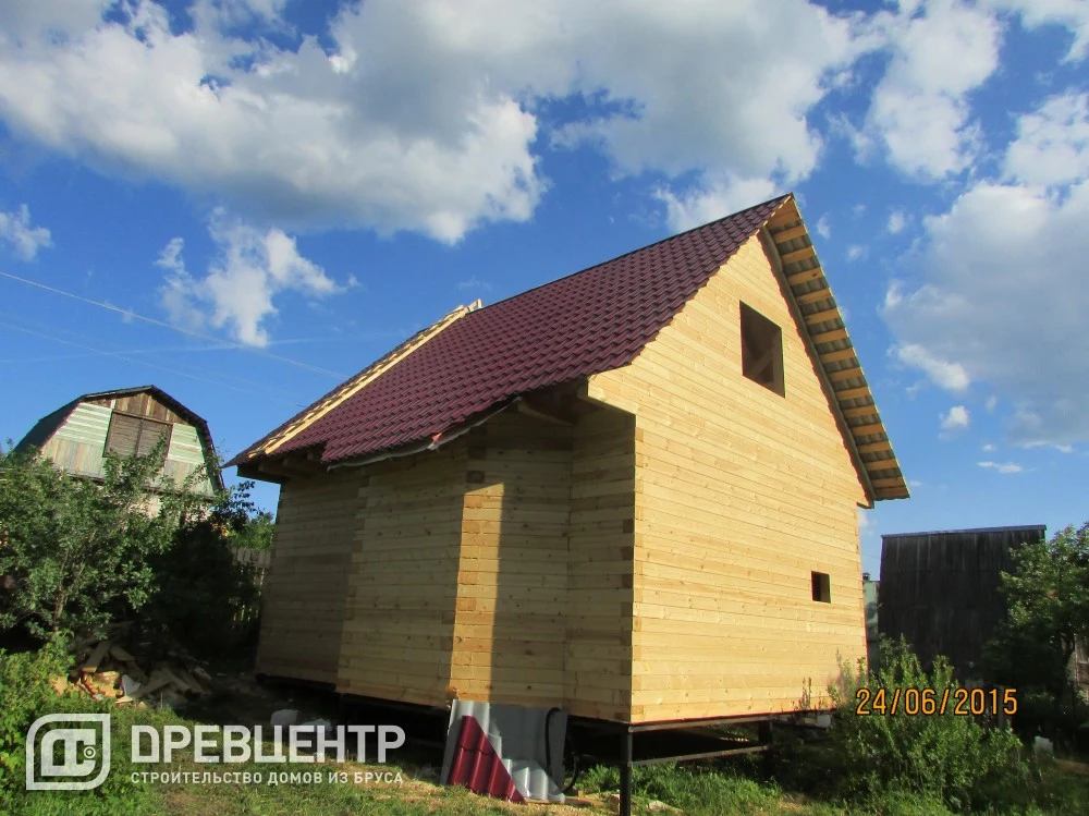 Строительство дома из бруса по проекту ДБ28 в Сергиево - Посадском районе