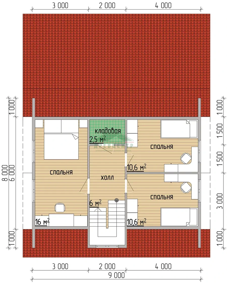 ДБ98, план 2 этажа