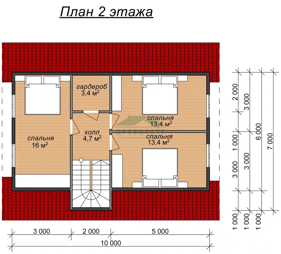 ДБ111, план 2 этажа