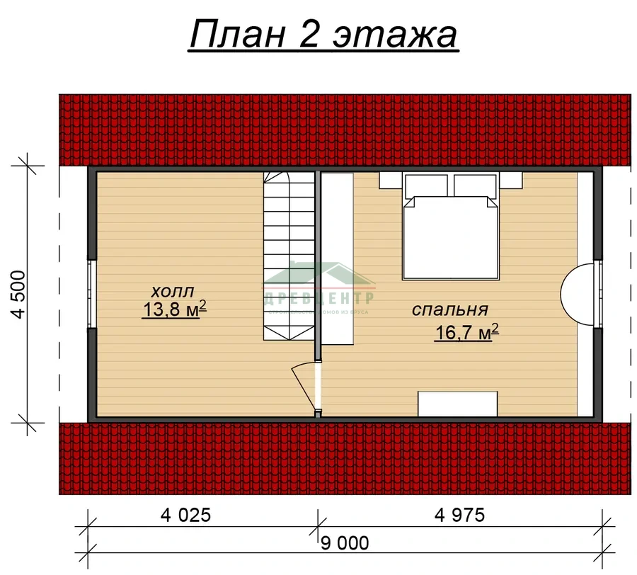 ДБ121, план 2 этажа