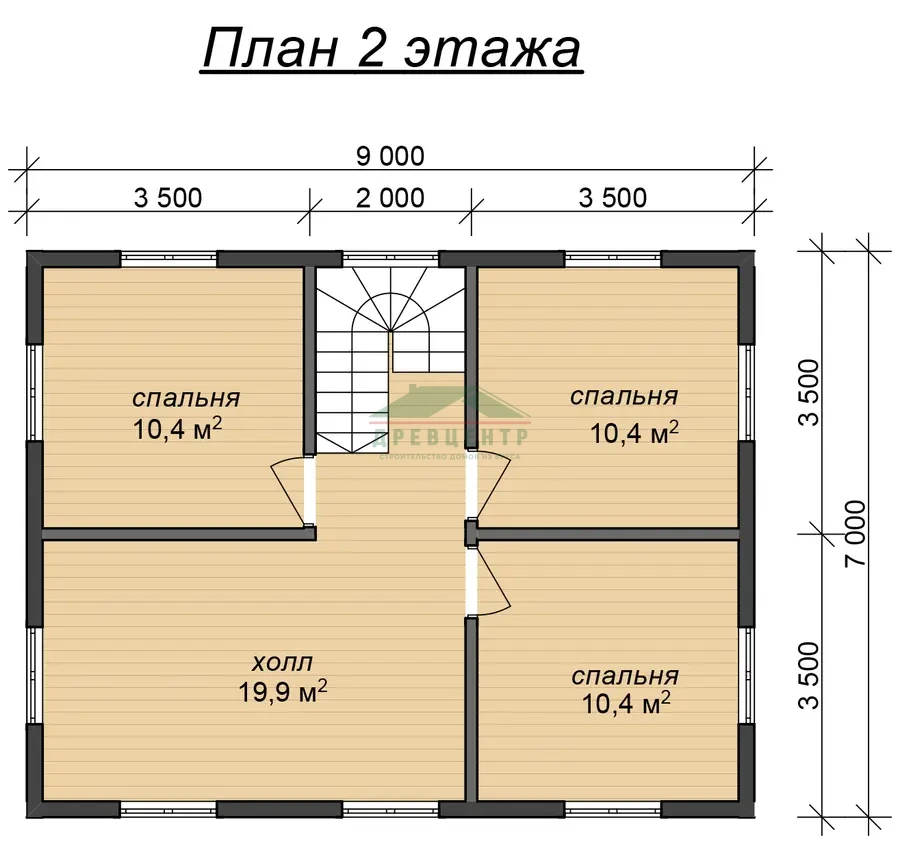 ДБ131, план 2 этажа
