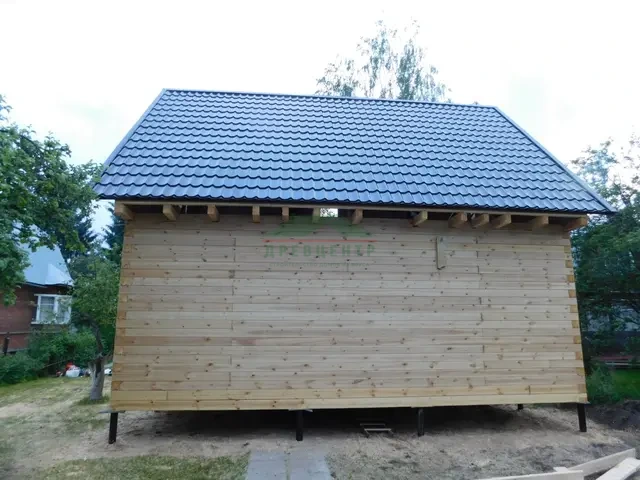Строительство дома из бруса по проекту ДБ136 в Талдомском районе, фото 27 из 27