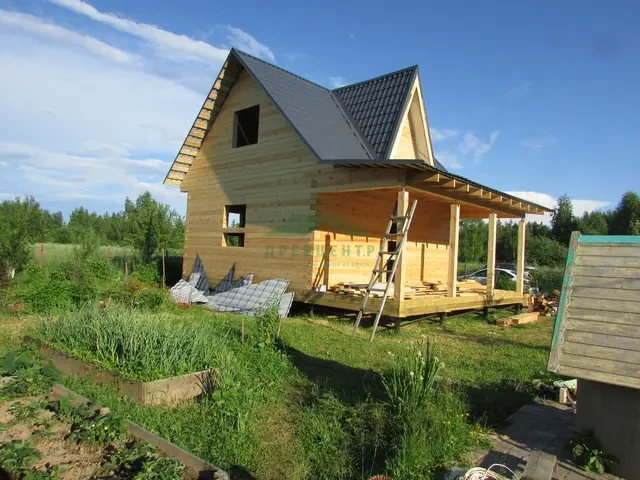 Строительство дома из бруса по проекту ДБ56 в Кимрском районе д. Глазово, фото 15 из 25