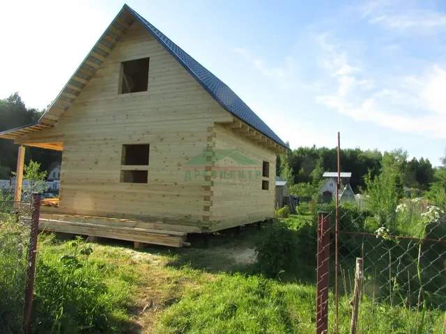 Строительство дома из бруса по проекту ДБ56 в Кимрском районе д. Глазово, фото 20 из 25
