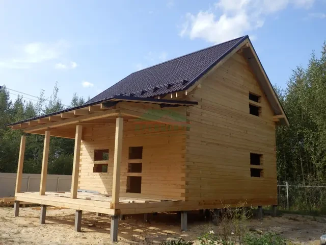 Строительство дома из бруса по проекту ДБ143 в г. Электрогорск, фото 18 из 22