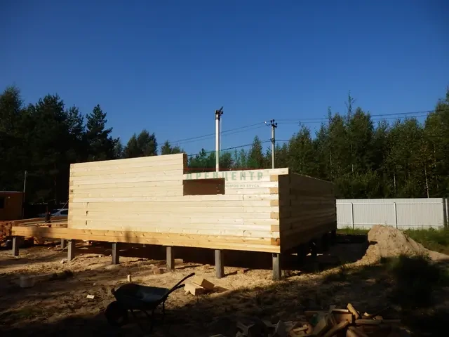 Строительство дома из бруса по проекту ДБ143 в г. Электрогорск, фото 7 из 22