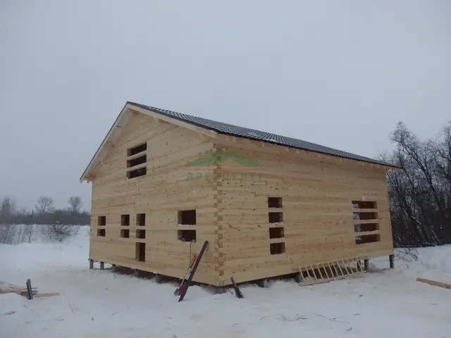 Строительство дома из бруса 12х12 м в Рузском районе СНТ Ракитино, фото 21 из 25
