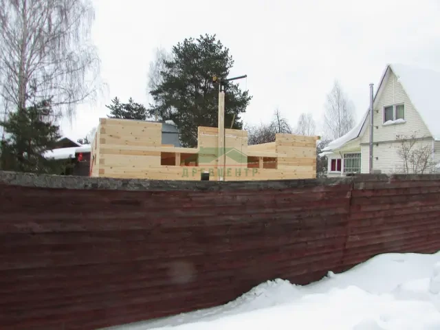 Строительство дома из бруса 8х10 м в Ногинском районе п. им. Воровского, фото 10 из 26