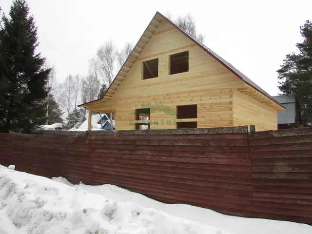Строительство дома из бруса 8х10 м в Ногинском районе п. им. Воровского, фото 24 из 26