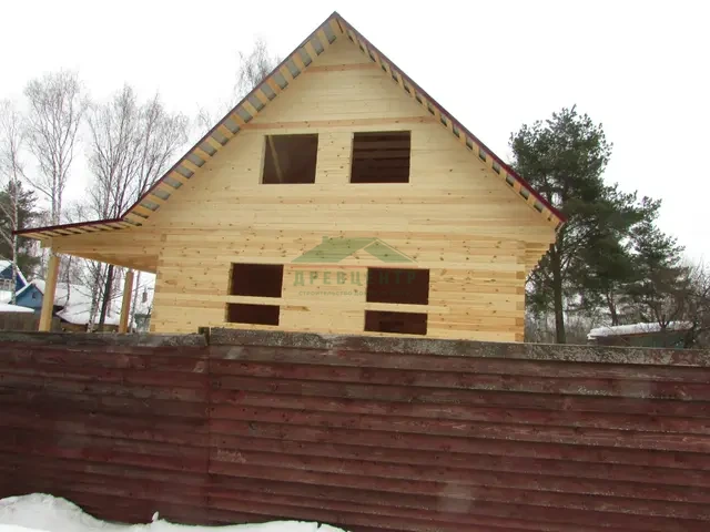 Строительство дома из бруса 8х10 м в Ногинском районе п. им. Воровского, фото 26 из 26