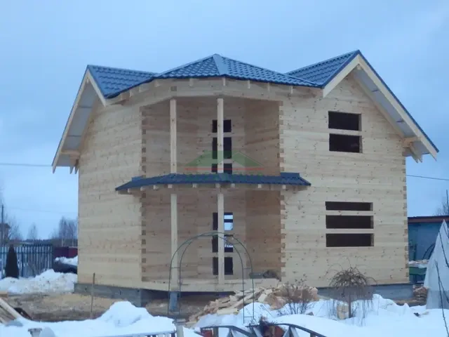Строительство дома из бруса 8х8 м. в Можайском районе СНТ "Полесье", фото 32 из 32