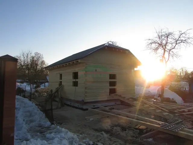 Строительство дома из бруса 6х9 в Калужской области д. Картышово, фото 13 из 16
