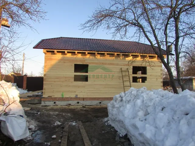 Строительство дома из бруса 6х9 в Калужской области д. Картышово, фото 14 из 16