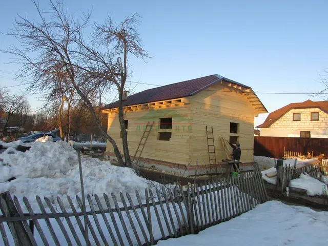 Строительство дома из бруса 6х9 в Калужской области д. Картышово, фото 16 из 16