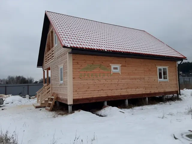 Строительство дома из бруса по проекту ДБ62 в Истринском районе д. Санниково, фото 20 из 21