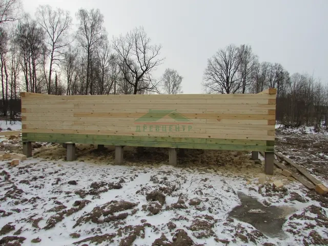 Строительство дома из бруса по проекту ДБ80 в Чеховском районе д. Кулаково, фото 9 из 25