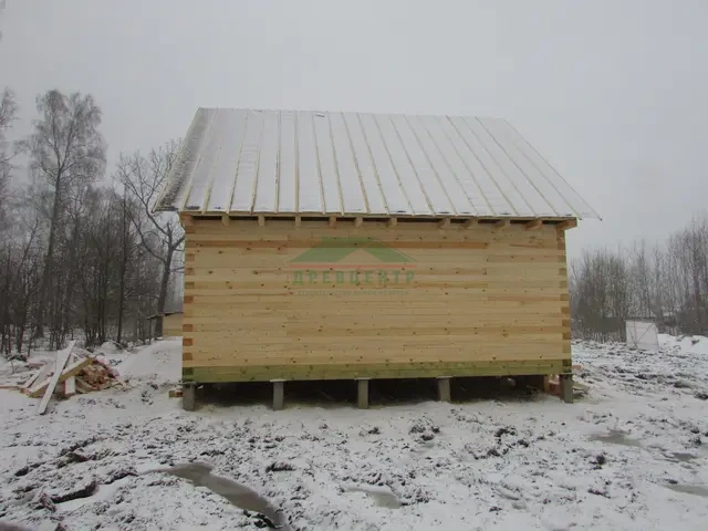 Строительство дома из бруса по проекту ДБ80 в Чеховском районе д. Кулаково, фото 22 из 25