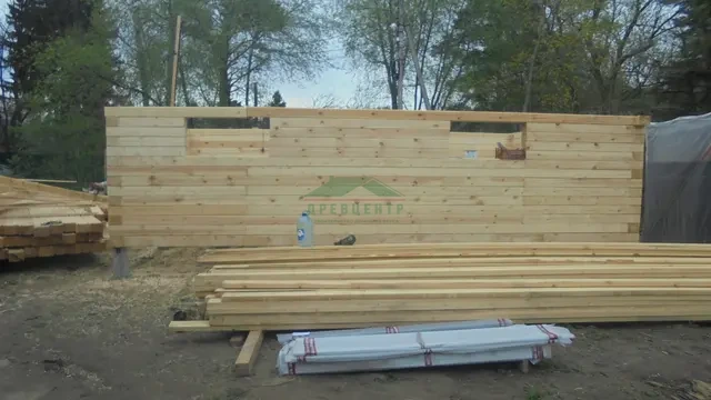 Строительство дома из бруса по проекту ДБ36 в Пушкинском районе, район Заветы Ильича, фото 7 из 25