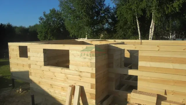 Строительство дома из бруса по проекту ДБ 110 в Раменском районе с. Степановское, фото 8 из 19