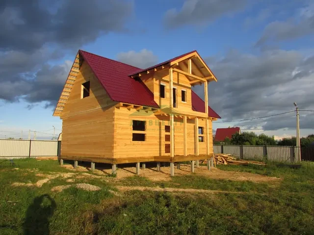 Строительство дома из бруса по проекту ДБ 139 в Калужской области д. Хрустали, фото 21 из 27