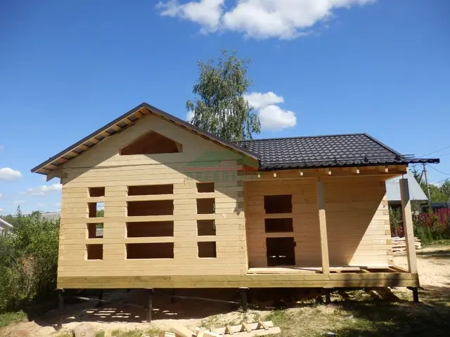 Строительство дома из бруса 7х9 в Одинцовском районе д. Иглово, фото 14 из 16