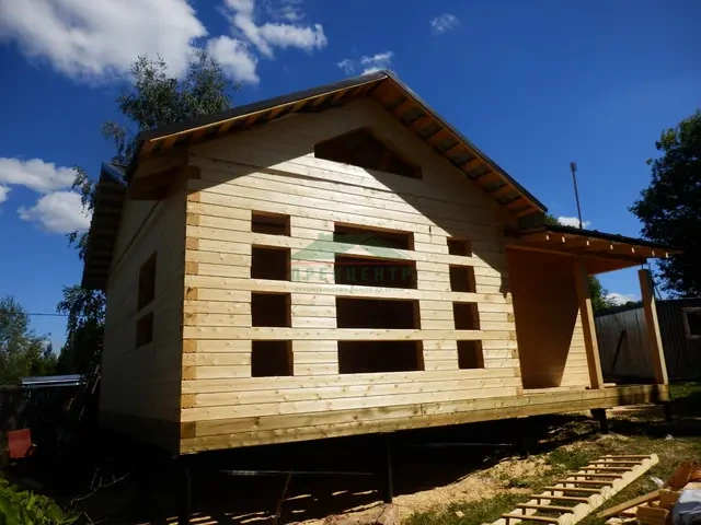 Строительство дома из бруса 7х9 в Одинцовском районе д. Иглово, фото 16 из 16