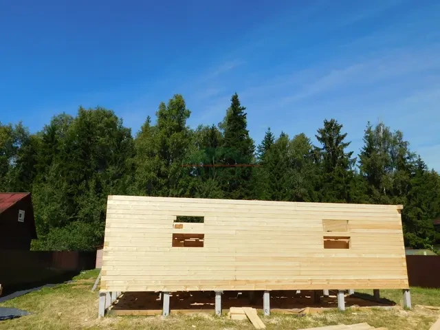 Строительство дома из бруса по проекту ДБ102 в Наро Фоминском районе, д. Санники, фото 11 из 23