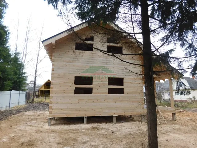 Строительство дома из бруса по проекту ДБ156 в д. Покров, Солнечногорского района, фото 18 из 26