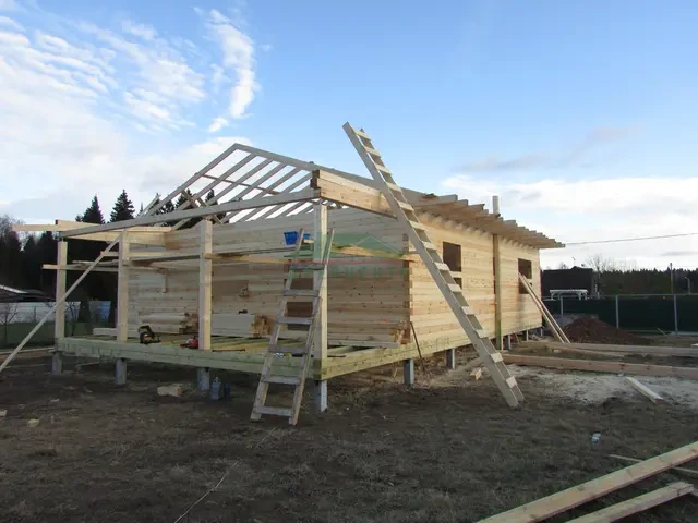 Строительство дома из бруса 10х12 м в Можайском районе д. Лыткино - 3, фото 23 из 32