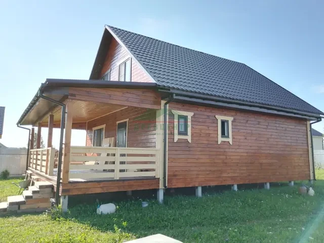 Строительство дома из бруса по проекту ДБ70 в Павловском Посаде, СНТ Дубрава, фото 42 из 42