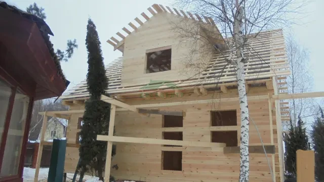 Строительство дома из бруса по проекту ДБ140 в Клинском районе СНТ Нептун, фото 11 из 15