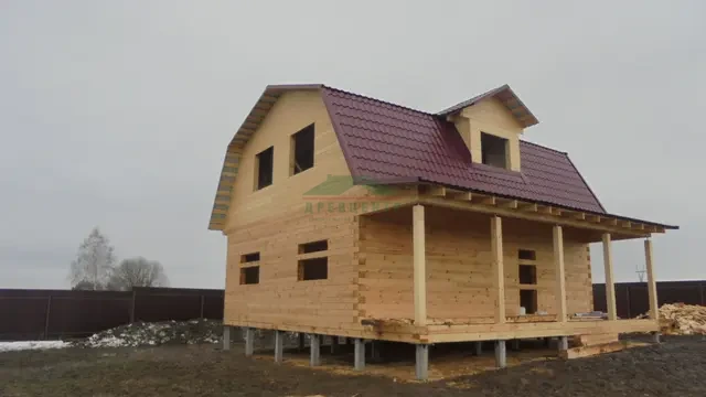 Строительство дома из бруса из бруса 8х9 м в Зарайском районе д. Старо Подгороднее, фото 18 из 20
