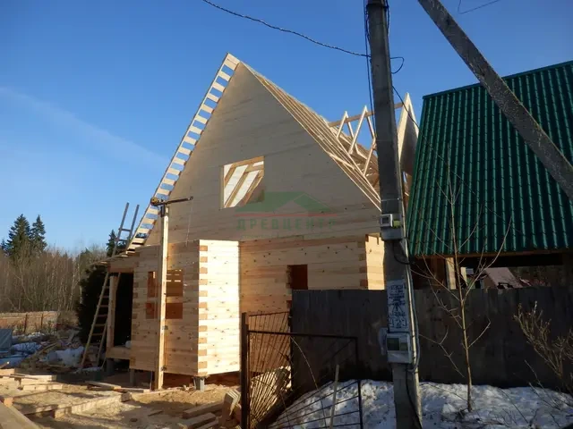 Строительство дома из бруса 7х11 м в Дмитровском районе д. Лупаново, фото 12 из 19