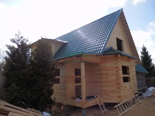 Строительство дома из бруса 7х11 м в Дмитровском районе д. Лупаново, фото 19 из 19