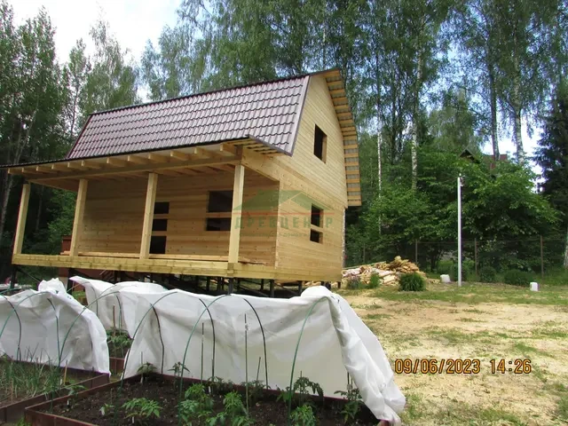 Строительство дома из бруса по проекту ДБ78 в Александровском районе, В. Дворики, фото 17 из 19