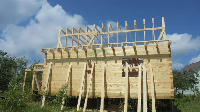 Строительство дома из бруса 9х9 м в Смоленской области, д. Батюшково, фото 10 из 15