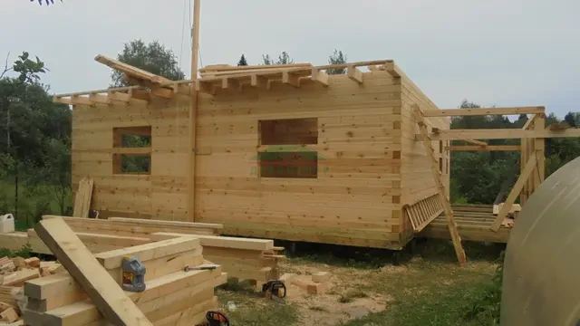 Строительство дома из бруса 9х9 м в Смоленской области, д. Батюшково, фото 9 из 15