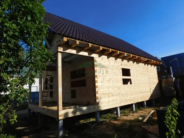 Строительство дома по проекту ДБ63 в Домодедовском районе СНТ Леснянка, фото 17 из 17