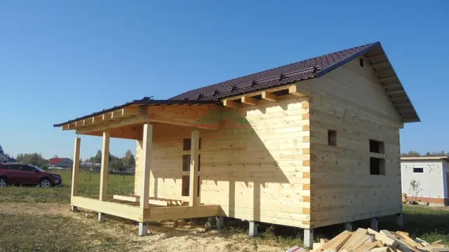 Строительство дома из бруса по проекту ДБ161 в Орехово Зуевском районе, д. Кудыкино, фото 13 из 14