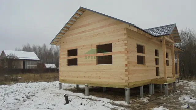 Строительство дома из бруса 6х9 м. в Серпуховском районе, д. Верхнее Шахлово, фото 11 из 13